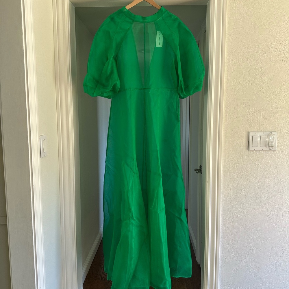 Chic Emerald Green Maxi Dress - Picture 5 of 9